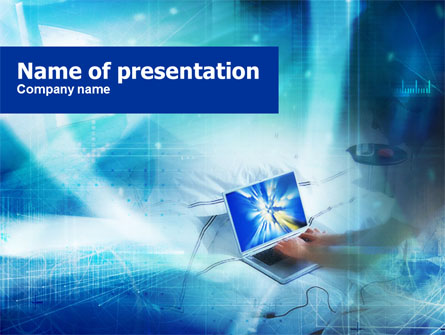 Computer Operation Presentation Template, Master Slide