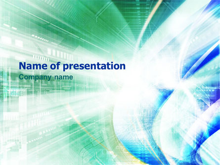 Technology Theme Presentation Template, Master Slide