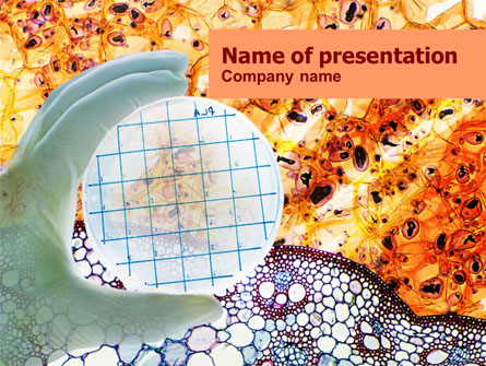 Bacterial Culture Presentation Template, Master Slide
