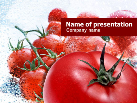 Tomatoes Presentation Template, Master Slide