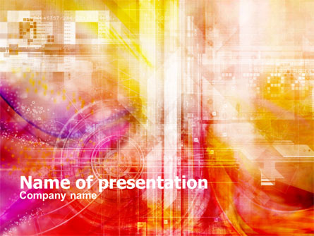Bright Industrial Theme Presentation Template, Master Slide