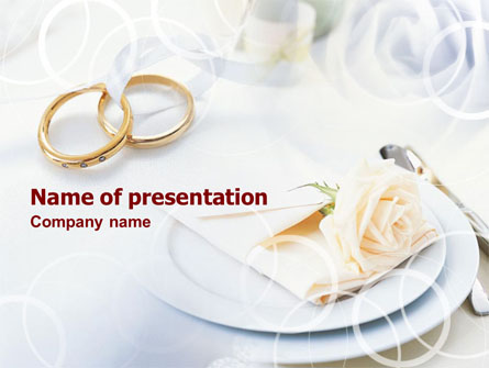 Engagement Rings Presentation Template, Master Slide