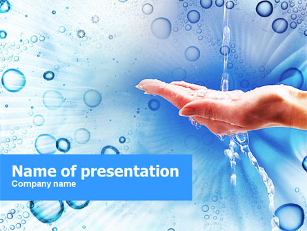 Tap Water Presentation Template, Master Slide
