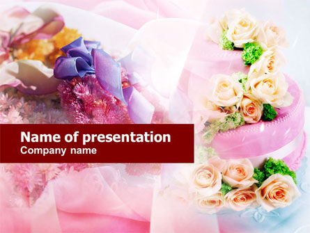 Flower Decoration Services Presentation Template, Master Slide
