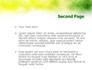 Green Email Theme slide 2