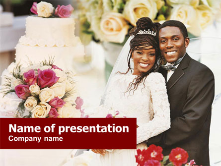 Wedding Theme Presentation Template, Master Slide