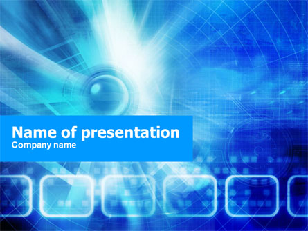 Web Theme Presentation Template, Master Slide