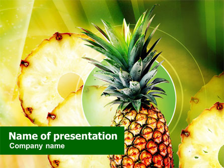 Pineapple Presentation Template, Master Slide