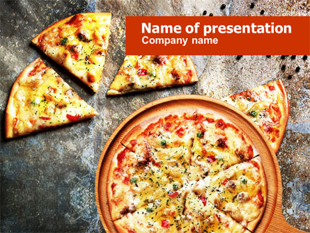Hot Pizza Presentation Template, Master Slide