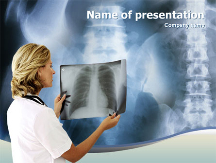 Roentgenoscopy Presentation Template, Master Slide