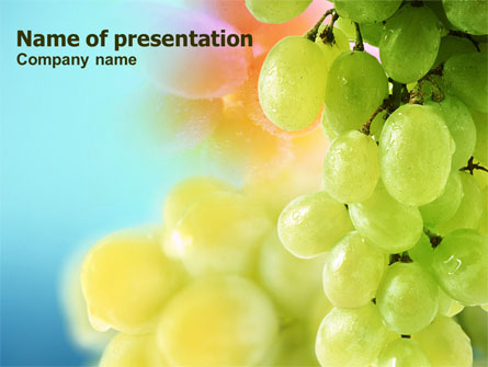 White Grape Presentation Template, Master Slide