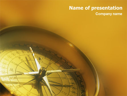 Compass Presentation Template, Master Slide