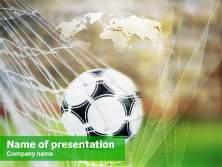 Soccer Presentation Template, Master Slide