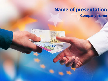Eurocurrency Presentation Template, Master Slide