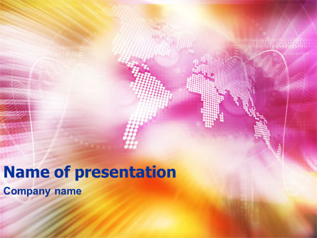 Bright Globe Presentation Template, Master Slide