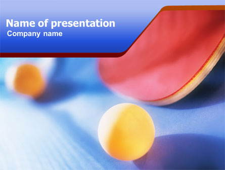 Ping-pong Presentation Template, Master Slide