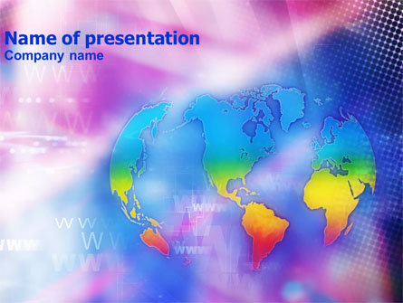 Global Net Presentation Template, Master Slide