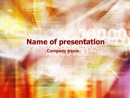 Information Ambit Presentation Template, Master Slide
