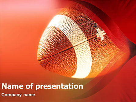 American Football American Conference Presentation Template, Master Slide