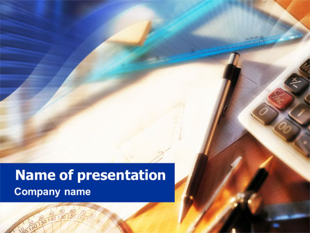 Accounting Tools Presentation Template, Master Slide