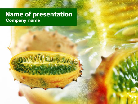 Exotic Fruit Presentation Template, Master Slide