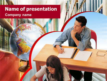 Lesson Of Geography Presentation Template, Master Slide