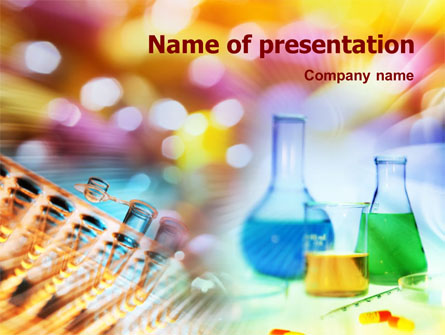 Pharmaceutical Chemist Tests Presentation Template, Master Slide