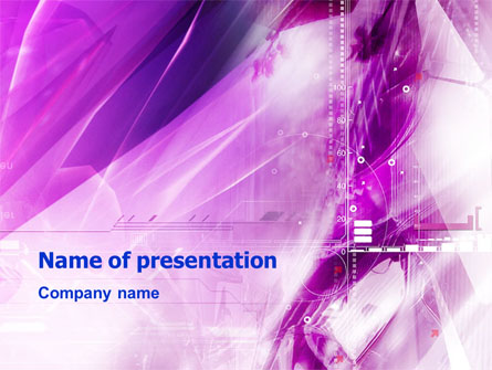 Lilac Space Presentation Template, Master Slide