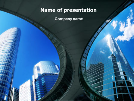 Modern Business Architecture Presentation Template, Master Slide