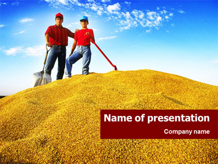 Heap of Grain Presentation Template, Master Slide