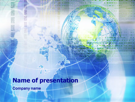 Global View Presentation Template, Master Slide