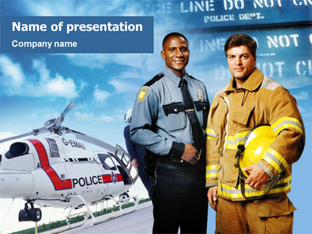 Rescue Team Presentation Template, Master Slide