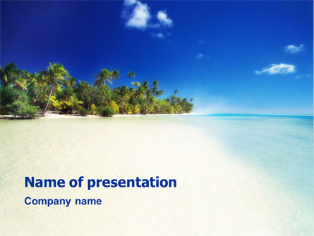 Tropical Beach Presentation Template, Master Slide