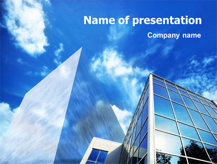 Buildings & Sky Presentation Template, Master Slide