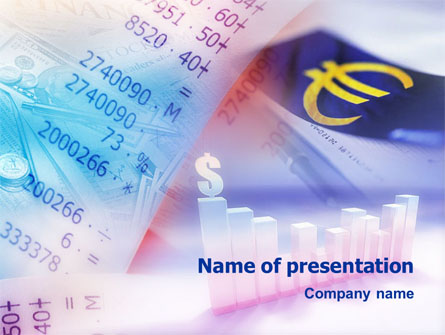 Exchange Rate & Accounting Presentation Template, Master Slide