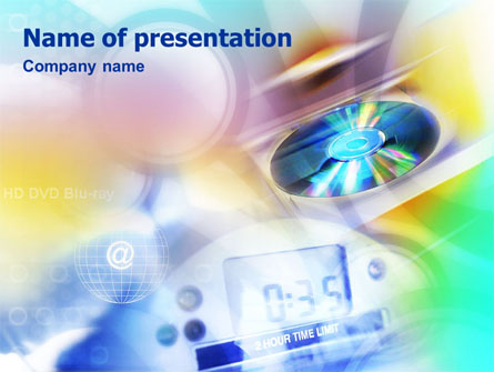 CD & Internet Presentation Template, Master Slide