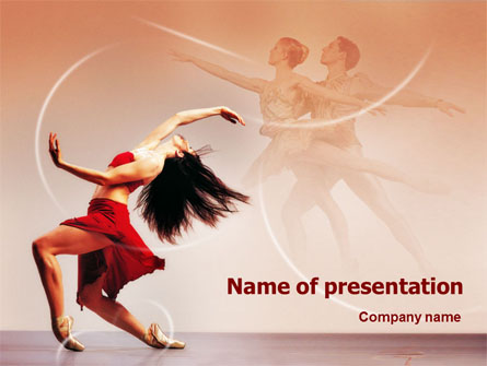 Ballet Dance Presentation Template, Master Slide