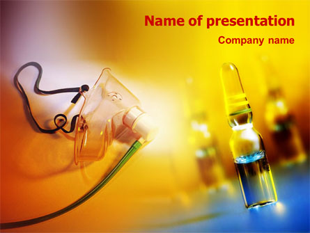 Anesthesia Presentation Template, Master Slide