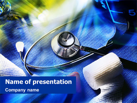 Emergency Medicine Treatment Presentation Template, Master Slide