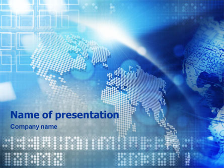 Global Technologies Presentation Template, Master Slide
