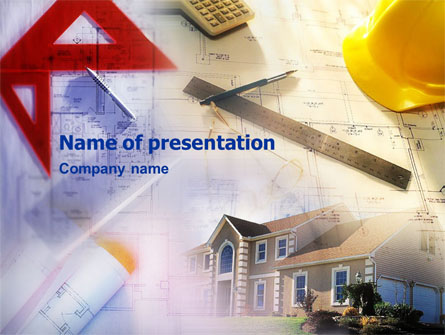Building Planning Draft Presentation Template, Master Slide