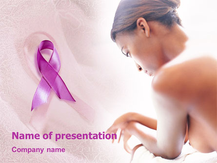 Breast Cancer Presentation Template, Master Slide
