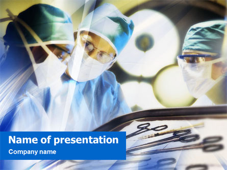 Surgical Operation Presentation Template, Master Slide