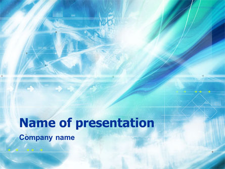 Abstract Light Blue Presentation Template for PowerPoint and Keynote ...