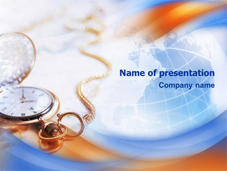 Global Time Presentation Template, Master Slide