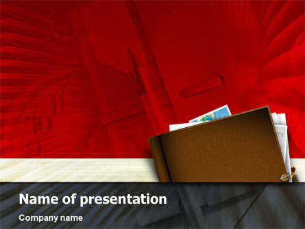 Business Planning Presentation Template, Master Slide