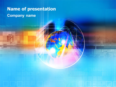 Technology & World Presentation Template, Master Slide