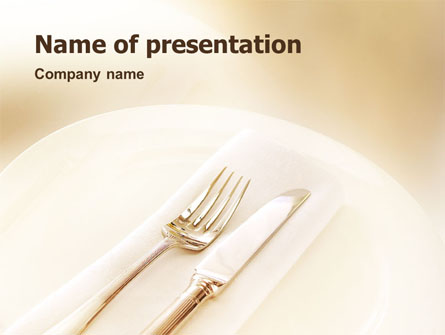 Table Appointments Presentation Template, Master Slide