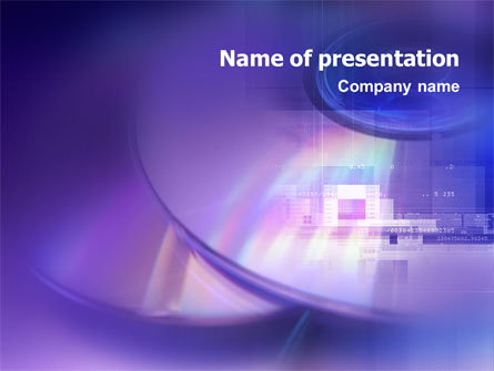 Compact Disc Storages Presentation Template, Master Slide