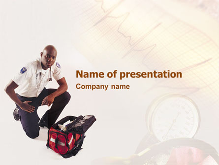 Paramedic Presentation Template, Master Slide